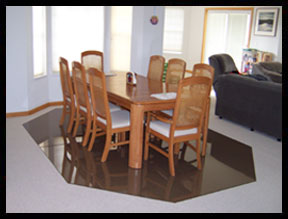 Custom Dining Room Floor Mats