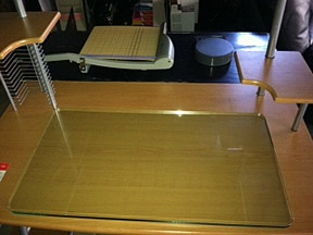 Glass Desk Cover