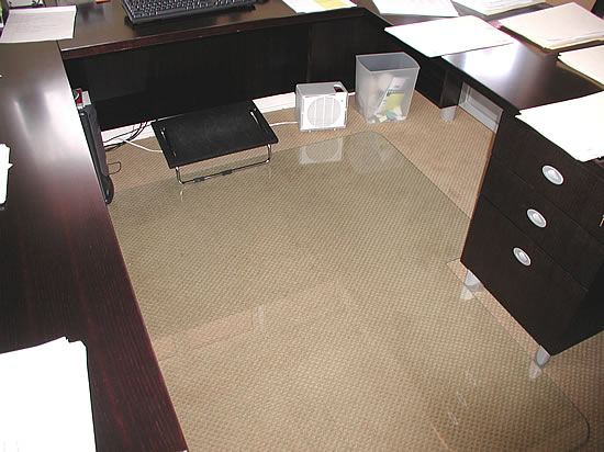 Custom Shaped Chair Mats for Carpet and Hard Floors – Custom Mat Shop